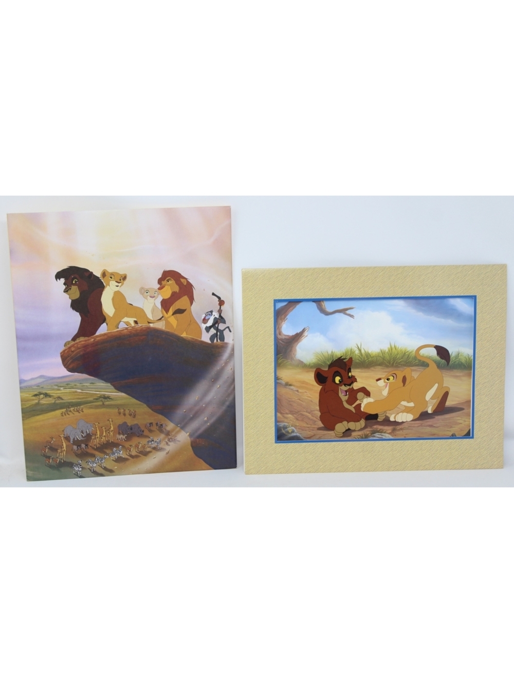Vintage 90's The Lion King II Simba's Pride Disney Store Exclusive Lithograph